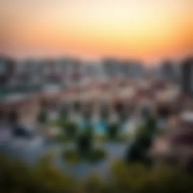 Scenic view of Remraam community in Dubailand