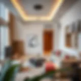 Modern apartment interior in Al Mirdif