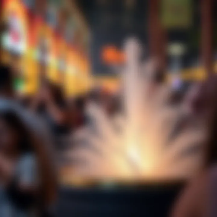 Visitors enjoying attractions at Riverland Dubai during a busy season