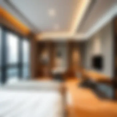 Interior layout showcasing a modern rental unit