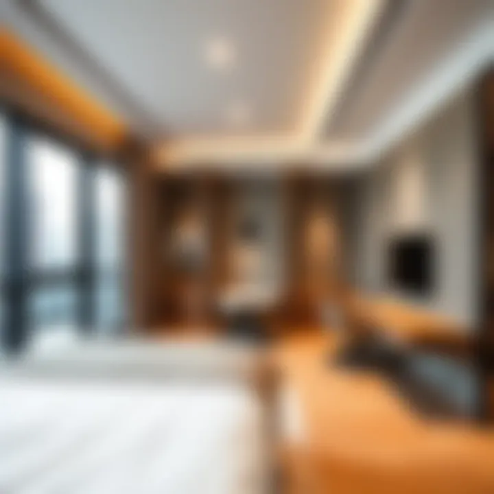 Interior layout showcasing a modern rental unit