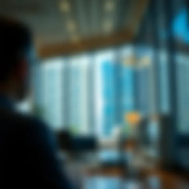 Insights into Rental Dynamics in Bur Dubai A real estate professional discussing rental trends