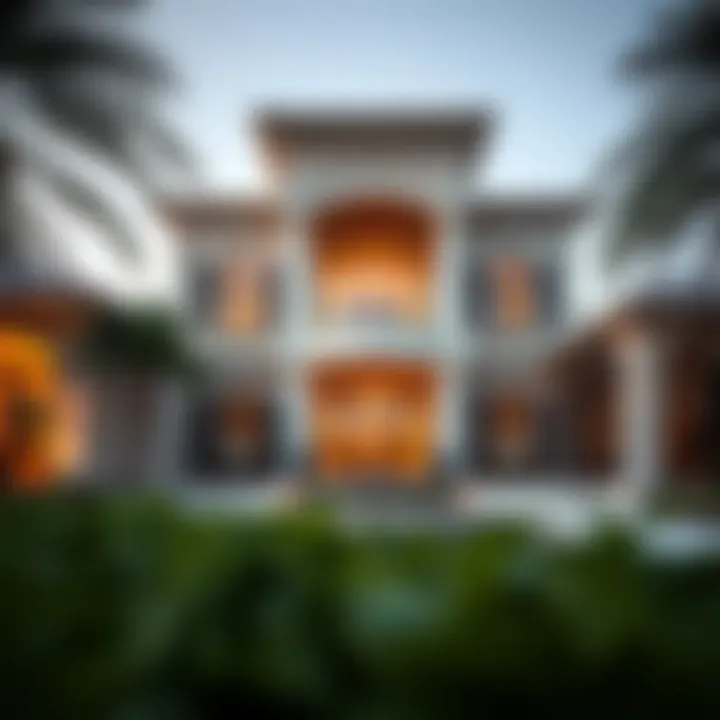Luxury Villa Architecture in Royal Breeze Architectural details of a luxury villa in Royal Breeze