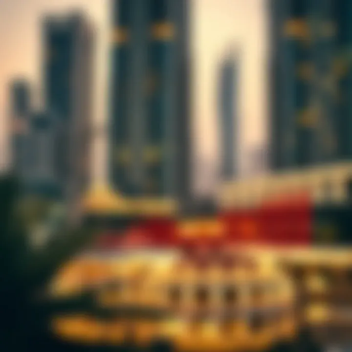 Graph illustrating market trends in Dubai real estate