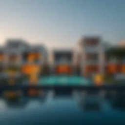 Luxurious waterfront villas in Saadiyat Lagoons