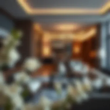 Interior of a luxurious apartment at Savoy Park, highlighting modern furnishings