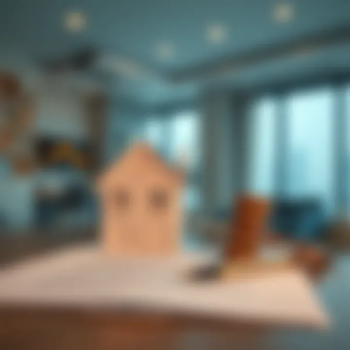 Legal documents symbolizing the legal requirements of selling a house