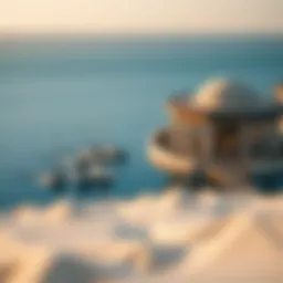 Stunning waterfront view of Sur La Mer