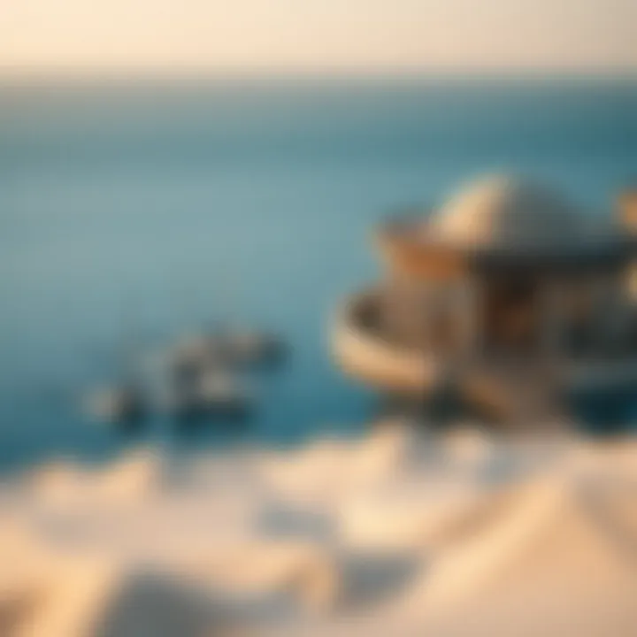 Stunning waterfront view of Sur La Mer