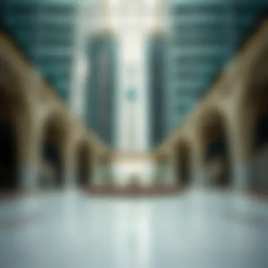 Architectural details of the Tecom Building