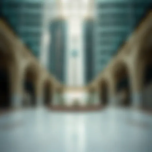 Architectural details of the Tecom Building