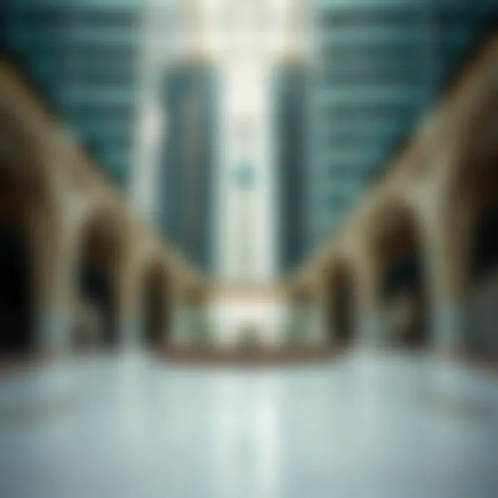 Architectural details of the Tecom Building