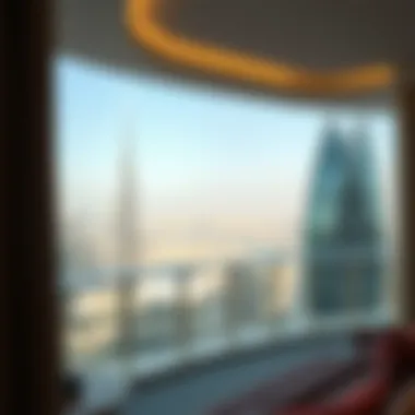 Breathtaking Skyline from The Address Dubai Mall Residences Panoramic skyline view from The Address Dubai Mall Residences