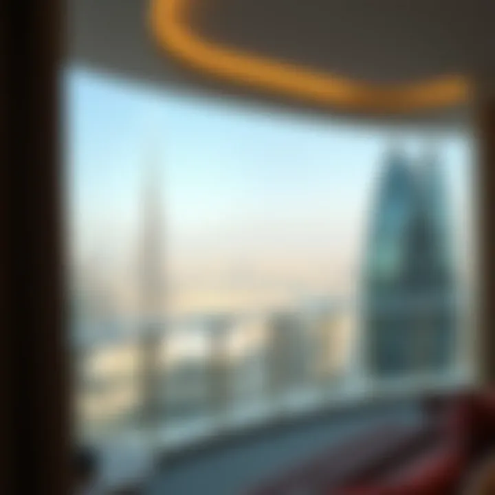 Breathtaking Skyline from The Address Dubai Mall Residences Panoramic skyline view from The Address Dubai Mall Residences