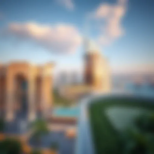 Stunning view of The Address Sky View's architectural design