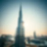 Burj Khalifa: The Pinnacle of Modern Architecture Aerial view of Dubai's skyline showcasing the Burj Khalifa
