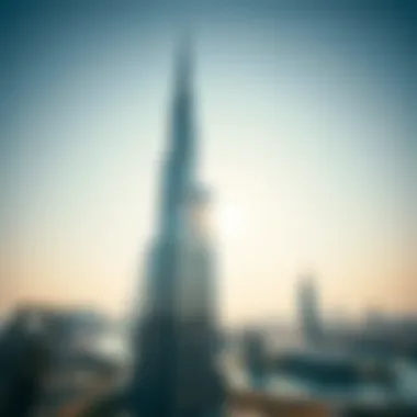 Burj Khalifa: The Pinnacle of Modern Architecture Aerial view of Dubai's skyline showcasing the Burj Khalifa