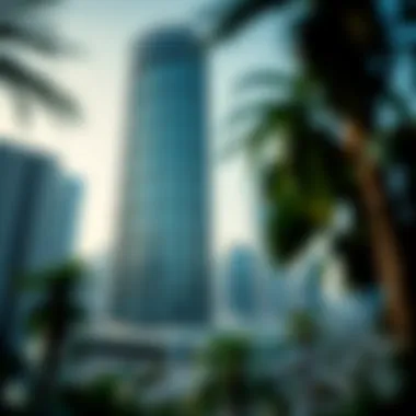 Sustainable Skyscrapers: Pioneering Green Architecture Sustainable architecture of a green skyscraper in Abu Dhabi