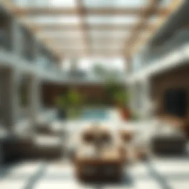 Sustainable living spaces highlighting eco-friendly features in a Dubai property.