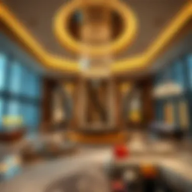 Luxury Amenities Inside Burj Khalifa Interior view of Burj Khalifa showing luxury amenities