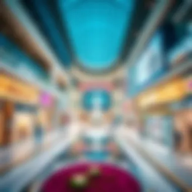 Investment opportunities highlighted in the retail spaces of Dubai Mall.