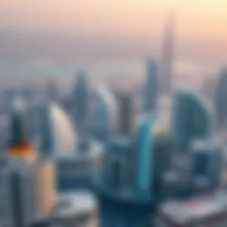 Aerial view of New Dubai skyline showcasing modern architecture