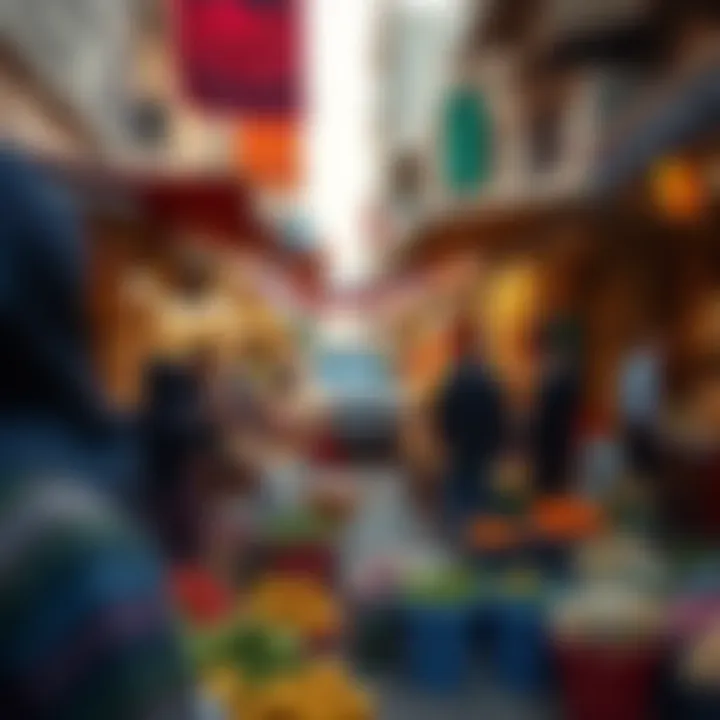 Local Flavor: The Market Life of Al-Naimiya Vibrant market scene in Al-Naimiya reflecting local life