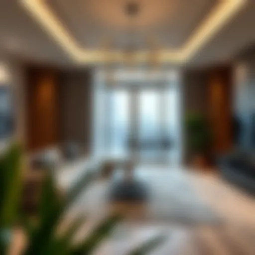 Luxurious Interior Design of Serviced Apartments Luxurious serviced apartment interior showcasing modern design