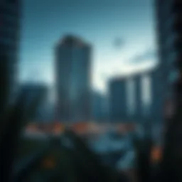 Luxurious residential building at Trident Marinascape