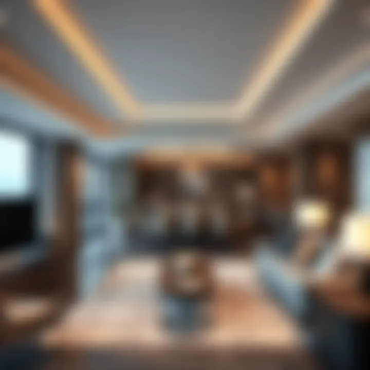 Sophisticated Interior Design Features Modern interior design showcased in Trident Marinascape