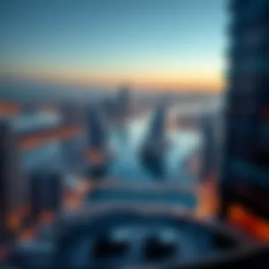 Stunning Dubai Marina Views Panoramic view of Dubai Marina from Trident Marinascape