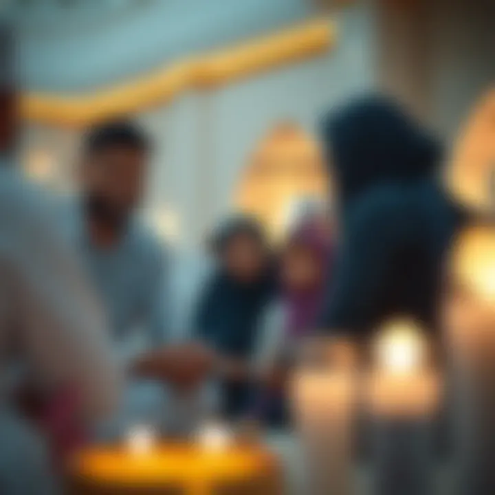 Family Gatherings: The Essence of Eid in the UAE Families gathering to celebrate Eid al-Fitr in UAE