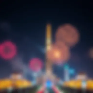 Eid Fireworks: A Spectacle of Celebration in the UAE Festive fireworks illuminating the night sky during Eid