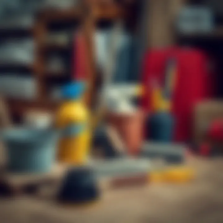 Parquet flooring maintenance tools and supplies