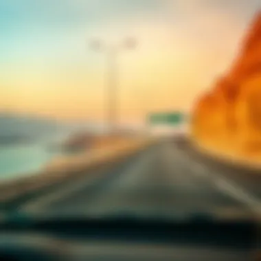 Scenic Highway in the UAE Scenic highway view in the UAE