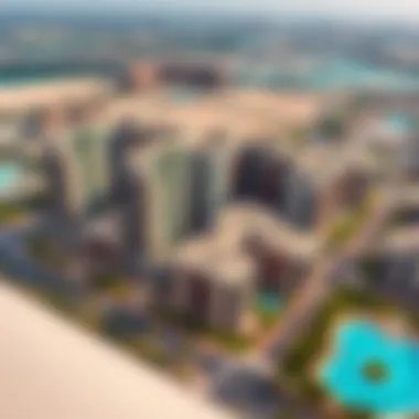 Aerial view of a thriving Dubai real estate development