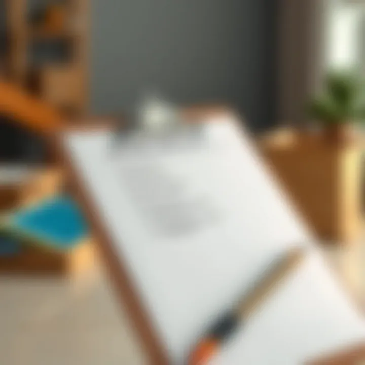 Essential Moving Checklist for a Smooth Relocation A well-organized moving checklist on a clipboard, highlighting essential tasks