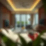 Stylish Living in Partitioned Rentals Modern partitioned rental apartment design