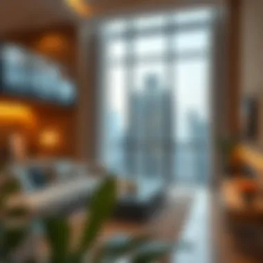 Market Trends for Studio Flats in Dubai Market trends showcasing graphs and data related to studio flat rentals and purchases in Dubai