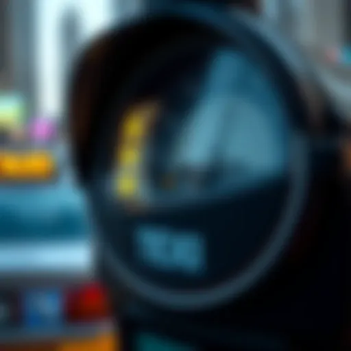 Detailed view of Dubai taxi meter