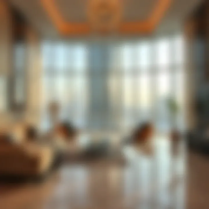 Interior View of Renad Tower Interior view of Renad Tower emphasizing its modern amenities and design