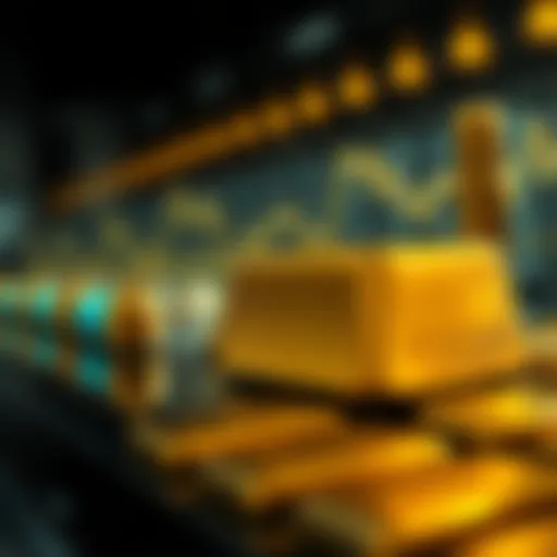 Intricacies of Gold Pricing Close-up of a gold bar reflecting market trends