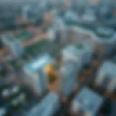 Strategic Location of Verde Sobha in Dubai Aerial view showcasing the strategic location of Verde Sobha