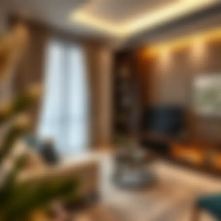 Interior Design at Verde Sobha Modern interiors of a residential unit in Verde Sobha