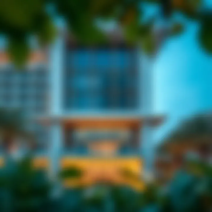 Modern Architectural Design of Vida Residences Stunning architectural facade of Vida Residences showing modern design