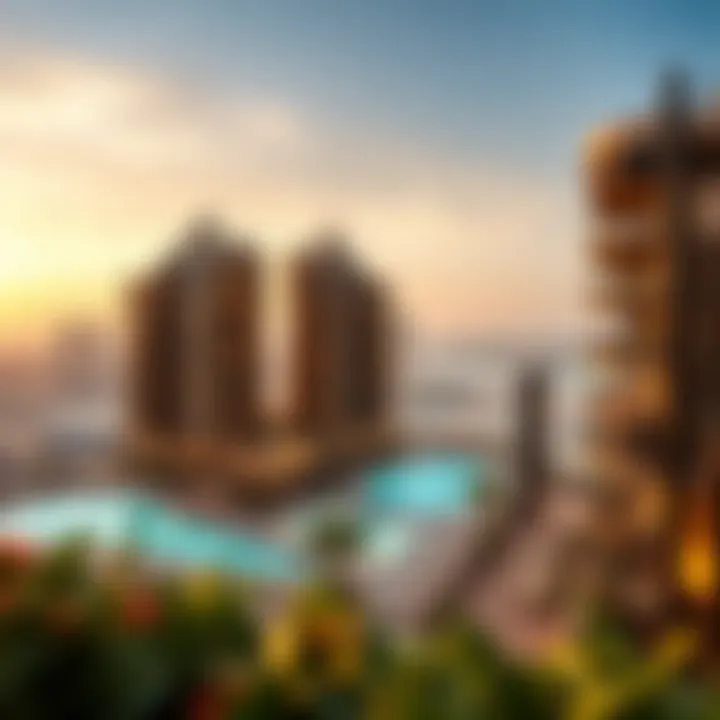 Stunning views from Wasl1 properties highlighting urban lifestyle