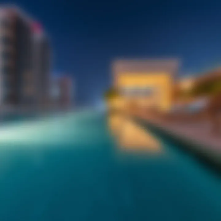 Luxury Poolside Retreat at West Avenue Tower Luxurious swimming pool area offering an oasis-like experience at West Avenue Tower