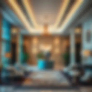 Zahara Center's reception area demonstrating its elegant ambiance