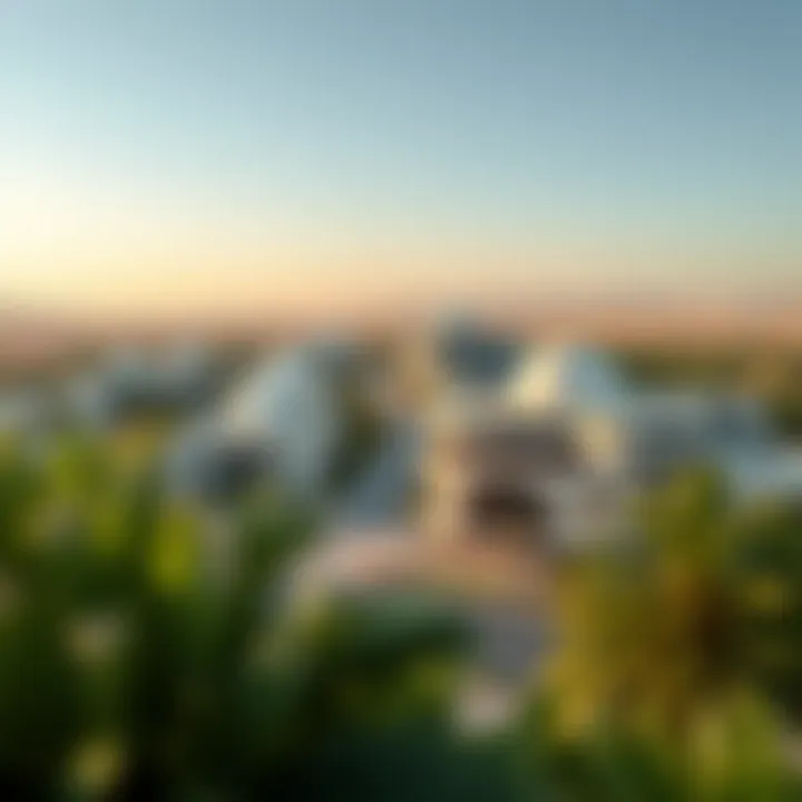 Surrounding landscape of the Zahara Center illustrating its strategic location